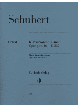 Klaviersonate a-moll op. post. 164 D 537